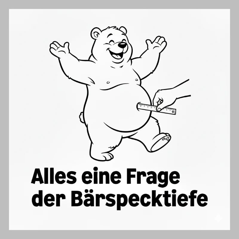 Bear Fat Depth White