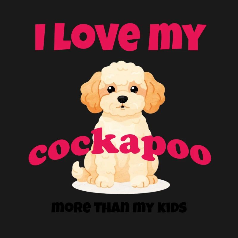 J’adore mon cockapoo – cadeau de doodle pour chien mignon