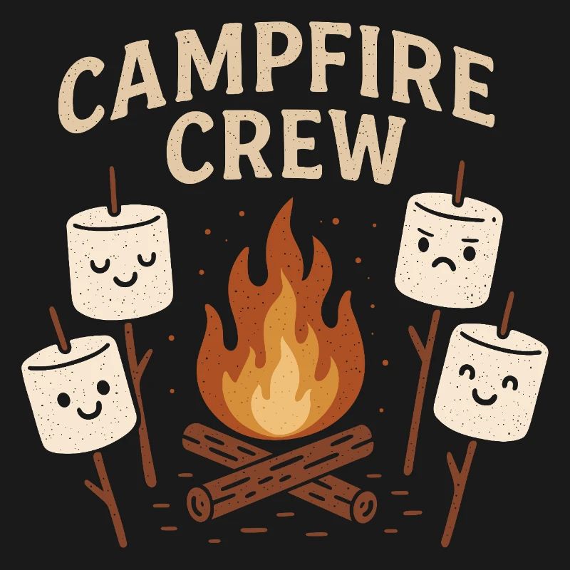 Campfire Crew - Marshmallow Campfire Group