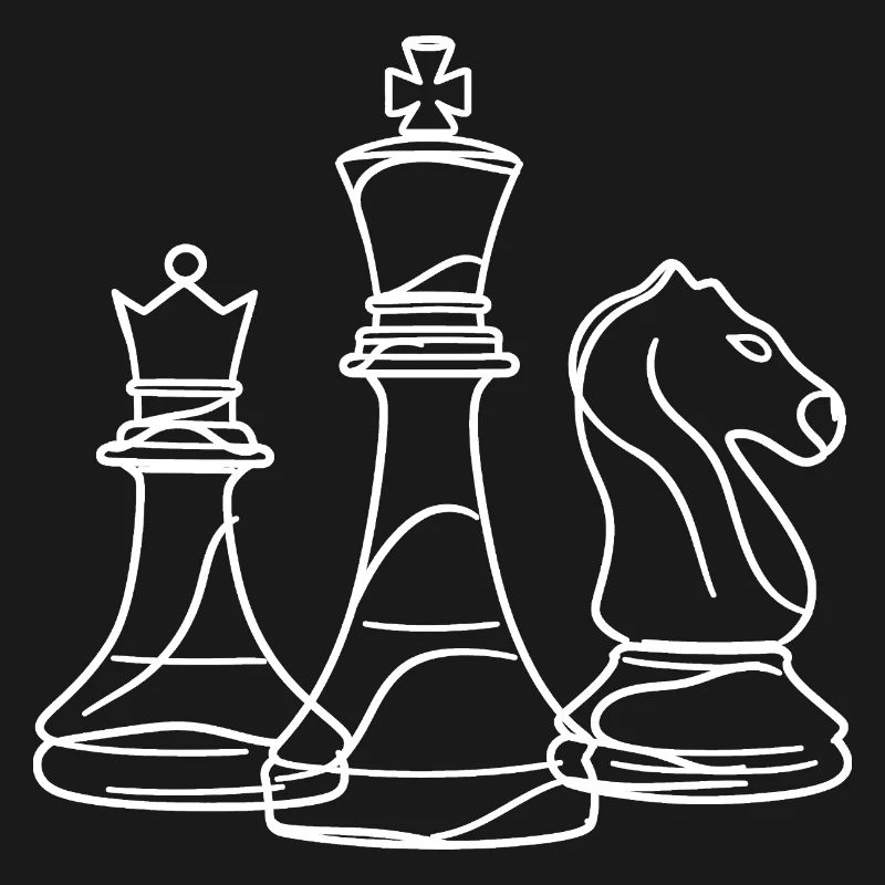 Cadeau de conception d’échecs pour hommes