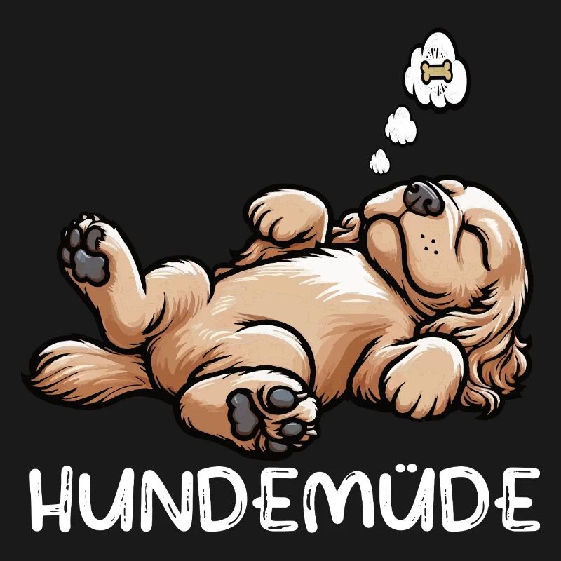 Hundemüde Cocker Spaniel Cockerhund Cockerbesitzer