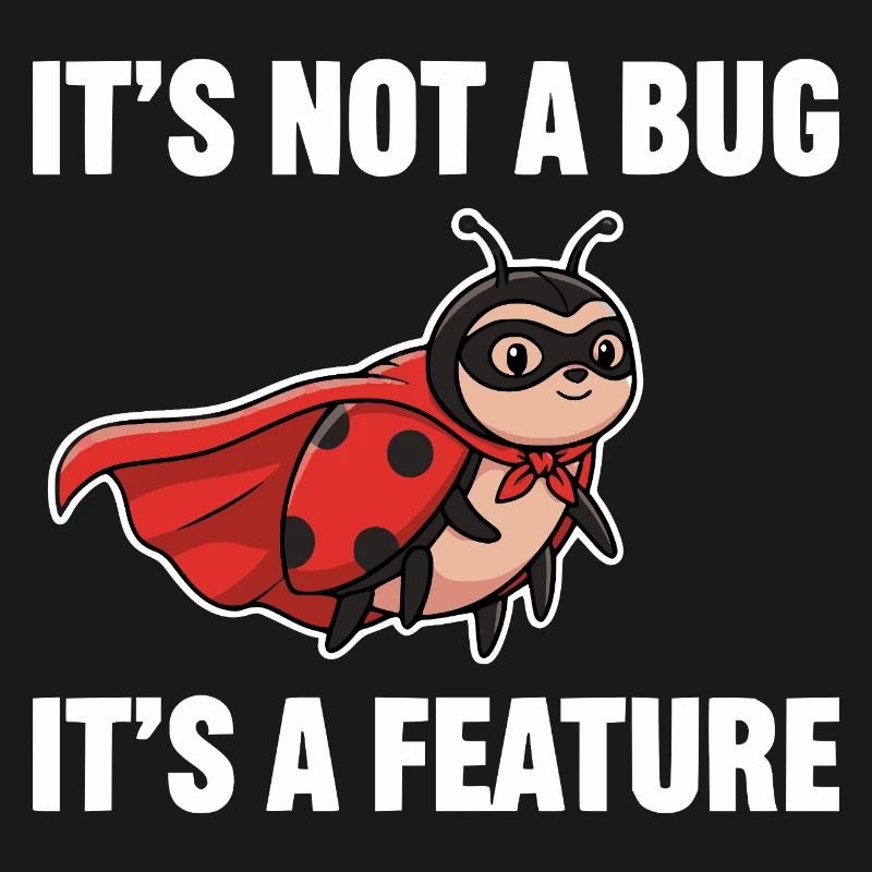 Kein Bug, nur Feature – Superheld Marienkäfer 