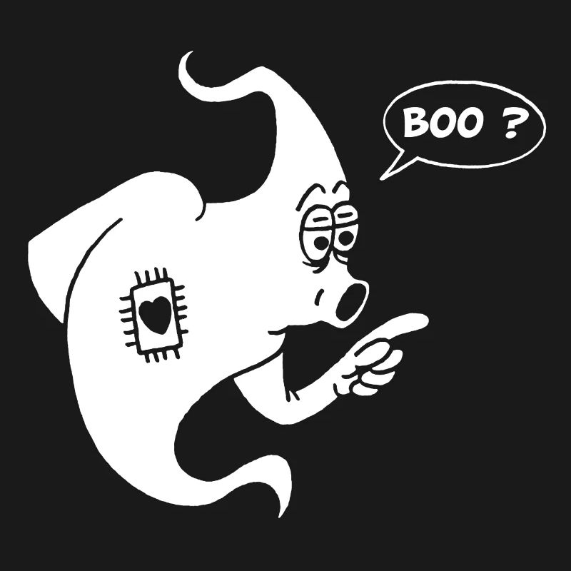 Fun White Ghost