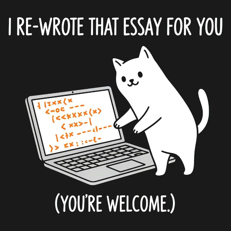 Code cat explains tasks