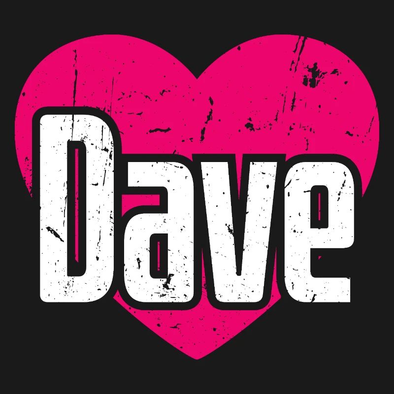 J’aime Dave Pink Heart J’aime Dave