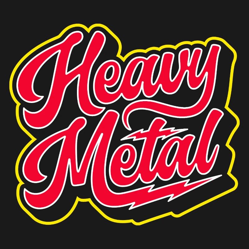 Heavy Metal Bold 3D Script
