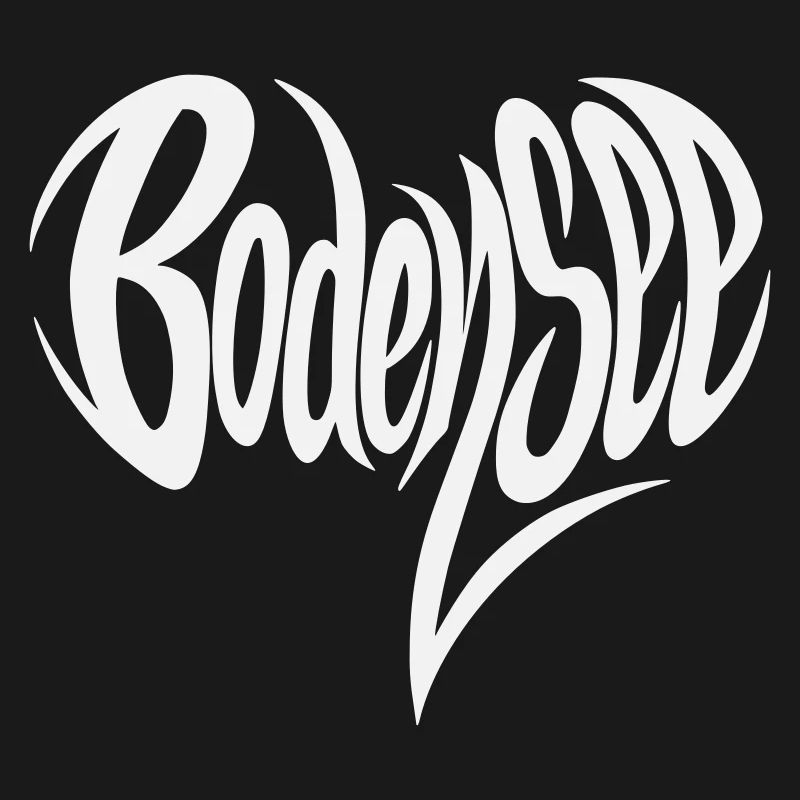 Bodensee Fließendes Lettering