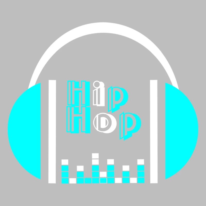 Neonkopfhörer mit Equalizer-Design