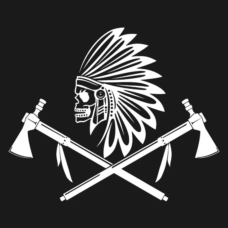 white indian warrior