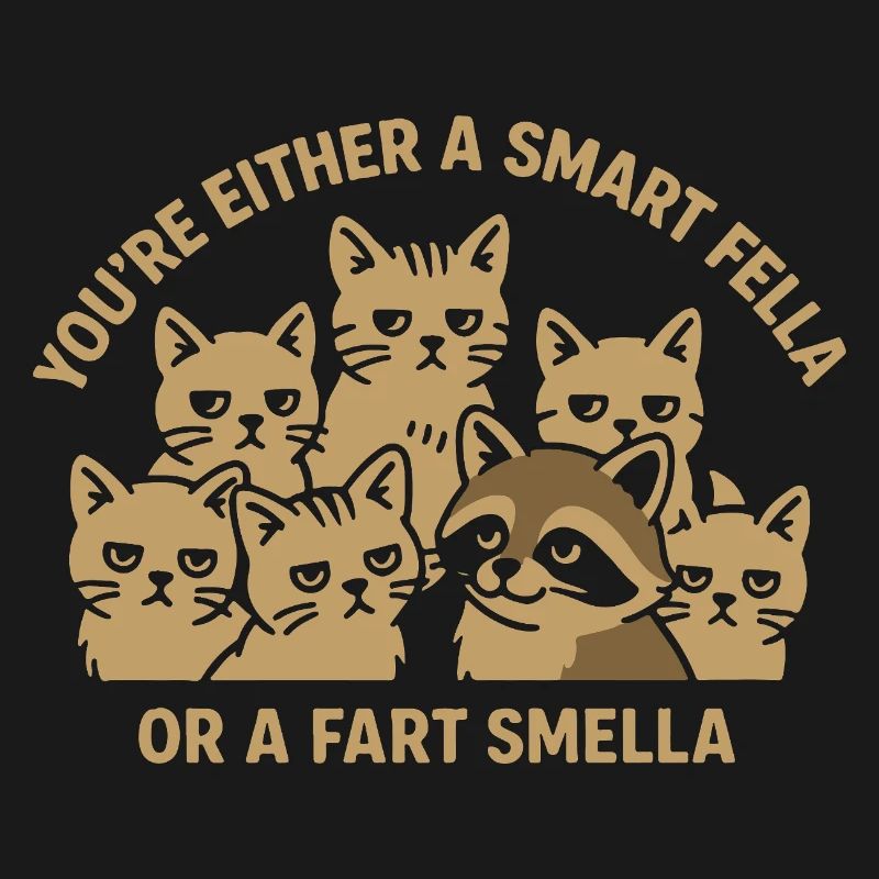 Du bist entweder ein schlauer Kerl oder ein Furzgeruch Meme