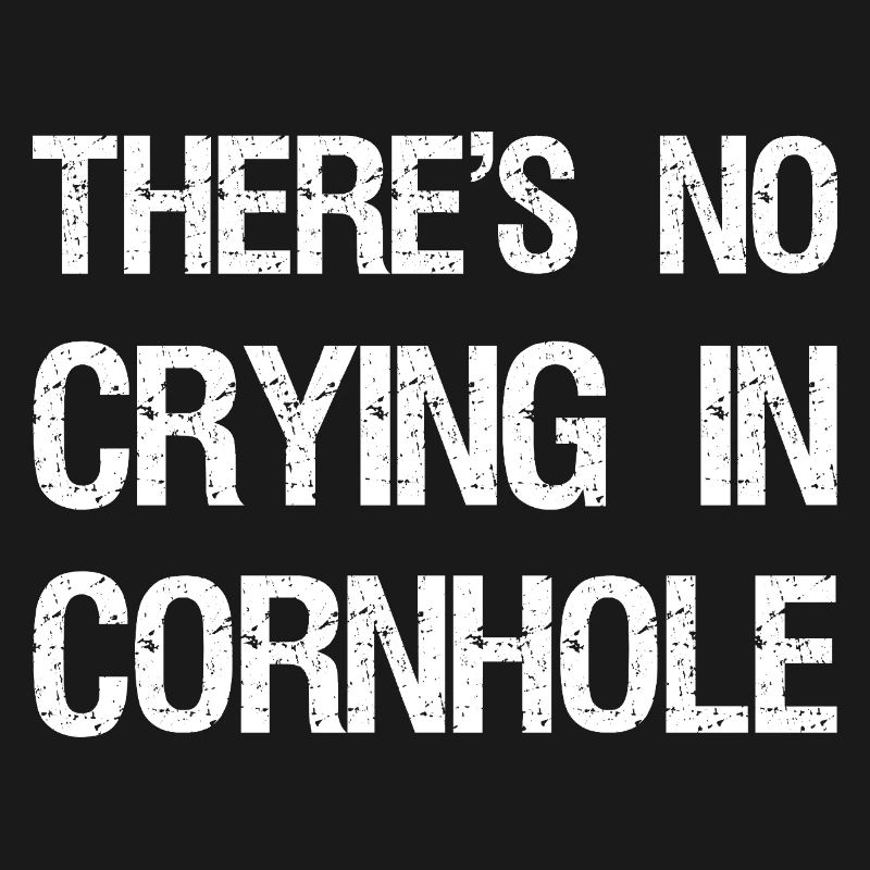 Il n’y a pas de pleurs dans le jeu de lancer de sacs de haricots Cornhole