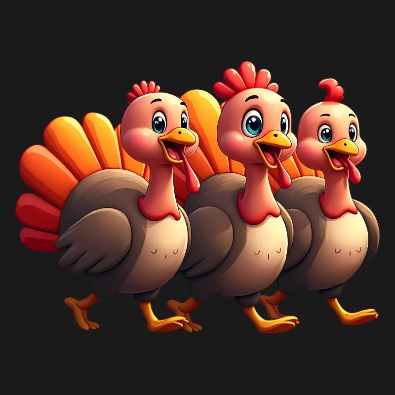 Bébé dinde de Thanksgiving