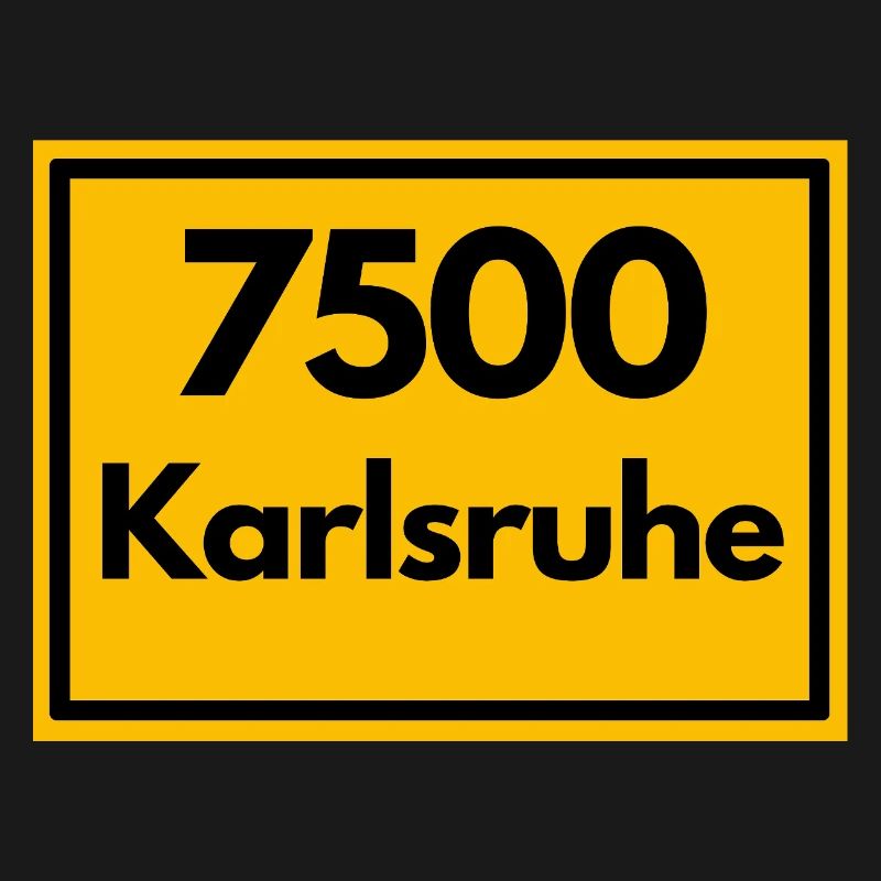 ANCIEN CODE POSTAL 7500 KARLSRUHE FÄCHERSTADT