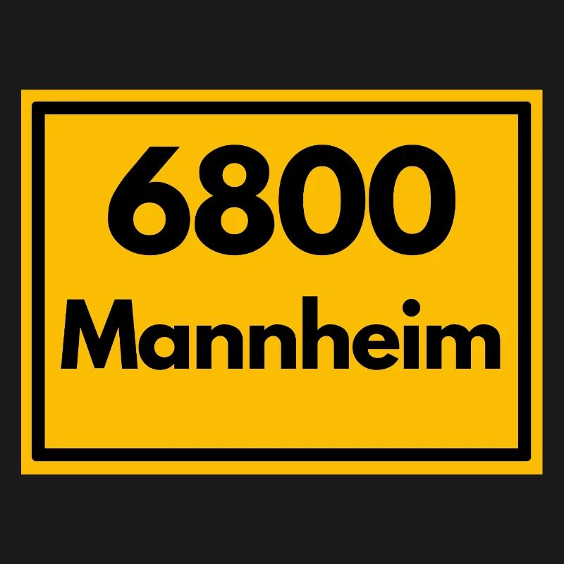OLD POSTCODE POSTCODE RETRO 6800 MANNHEIM Squares