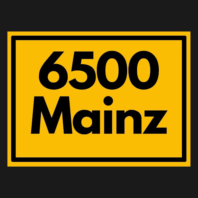 ANCIEN CODE POSTAL RETRO 6500 MAINZ MEEENZ