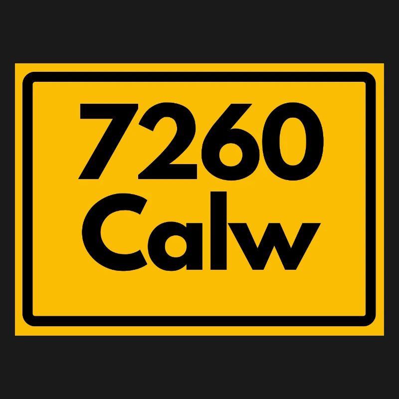 ANCIEN CODE POSTAL RETRO 7260 CALW HEIMATSTOLZ
