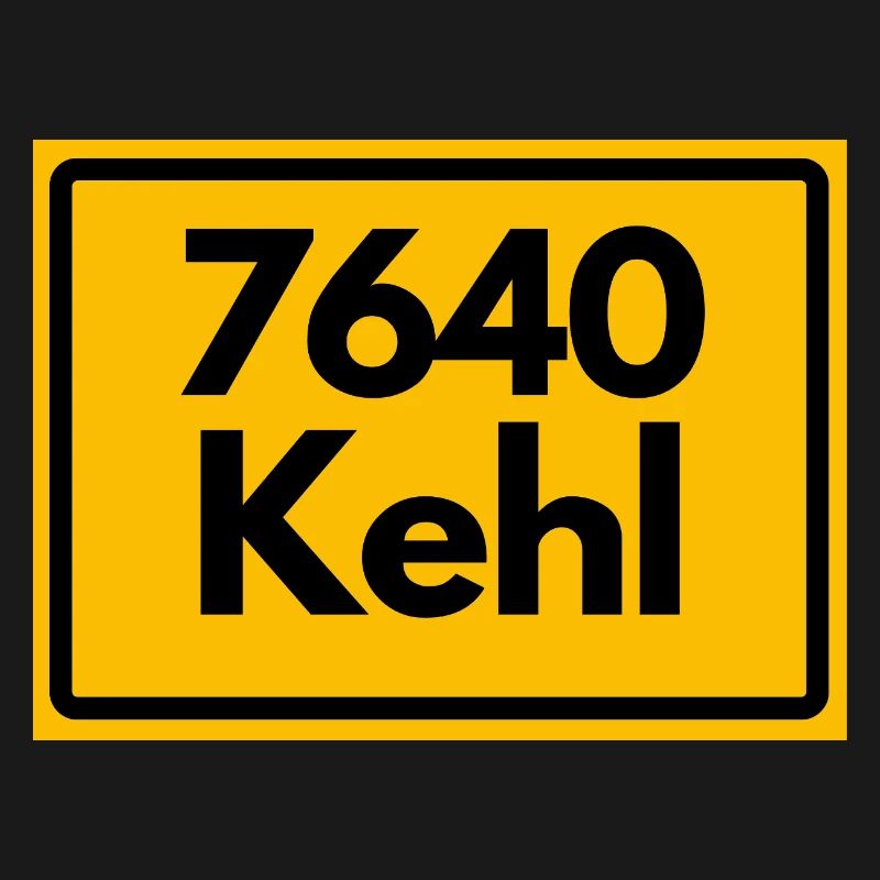 ANCIEN CODE POSTAL RETRO 7640 KEHL HEIMATSTOLZ