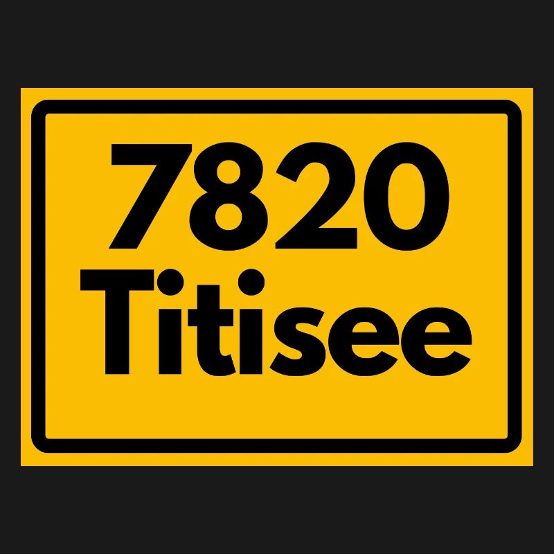OLD POSTCODE POSTCODE RETRO 7820 TITISEE HEIMAT