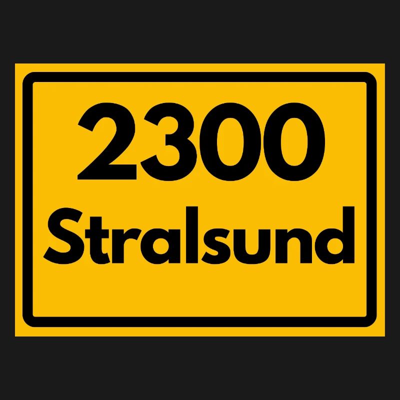ANCIEN CODE POSTAL RETRO 2300 STRALSUND HEIMAT