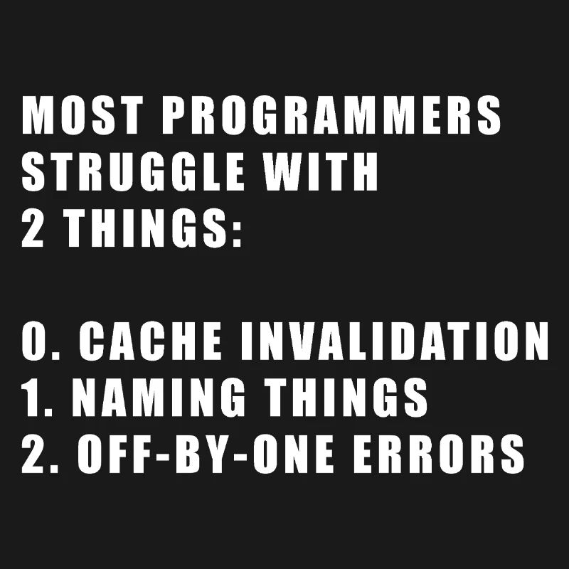 2 schwierige Dinge im Programmieren der Informatik