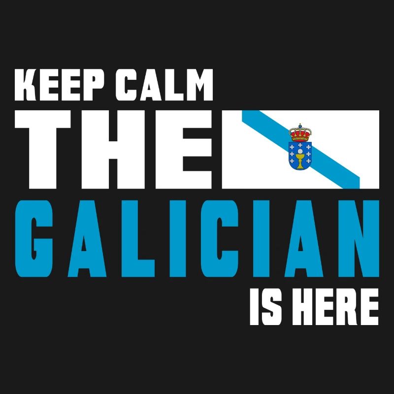 Drapeaux de Galice Keep Calm