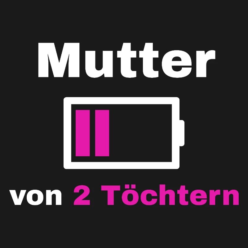 Mutter Tochter Spruch Stolz Mama 2 Kinder Geschenk