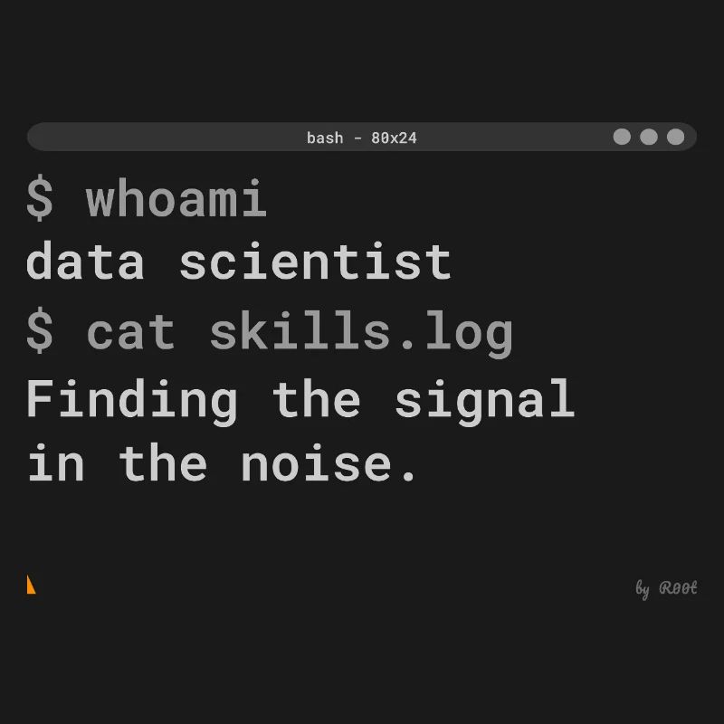 Data Scientist - Chemise de conception de terminaux