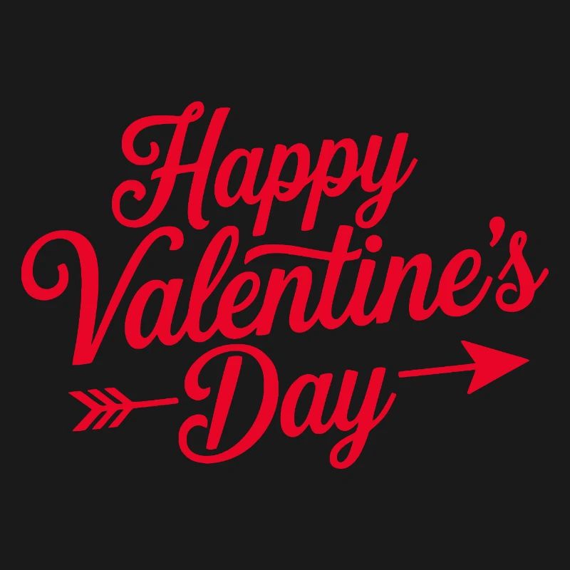 Valentine Script Herzpfeil