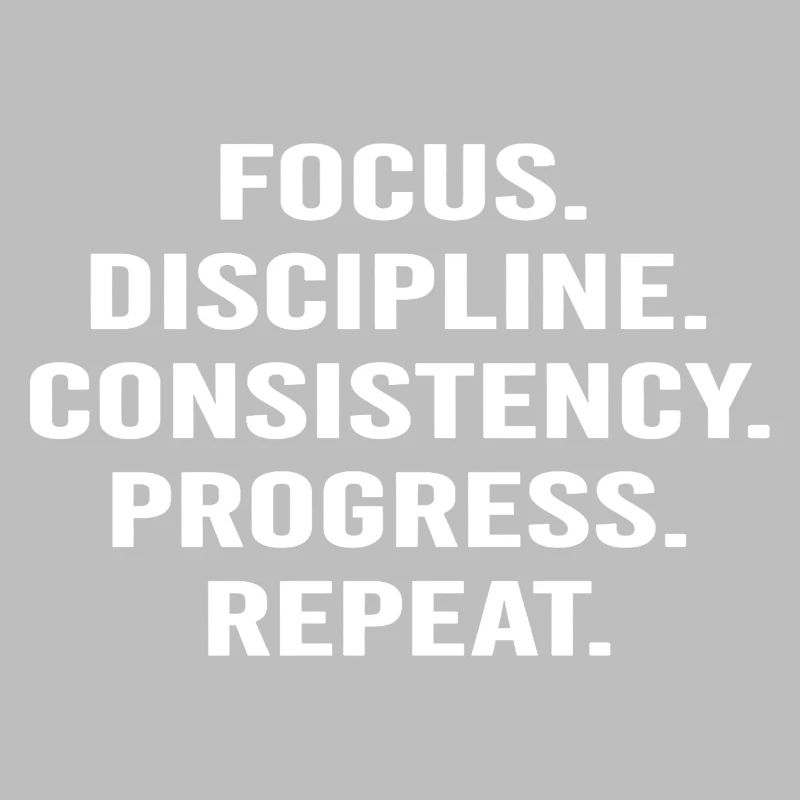Focus Discipline Progress Repeat