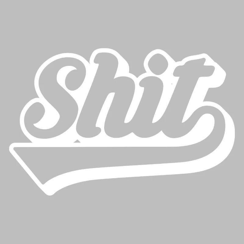 Merde Rétro Script