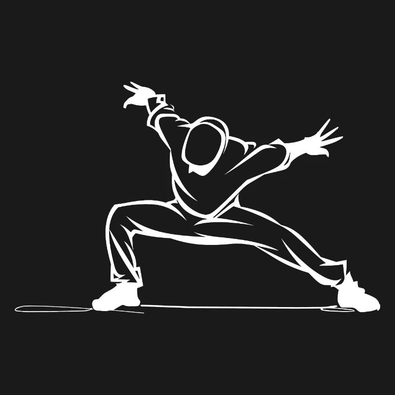 Dessin de breakdancer