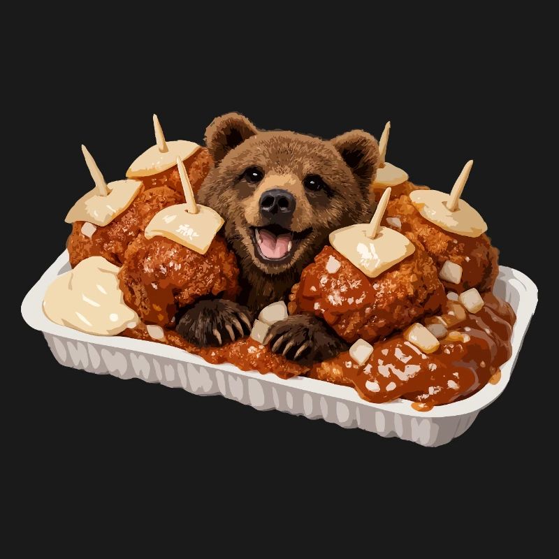 Bear bite with bear
