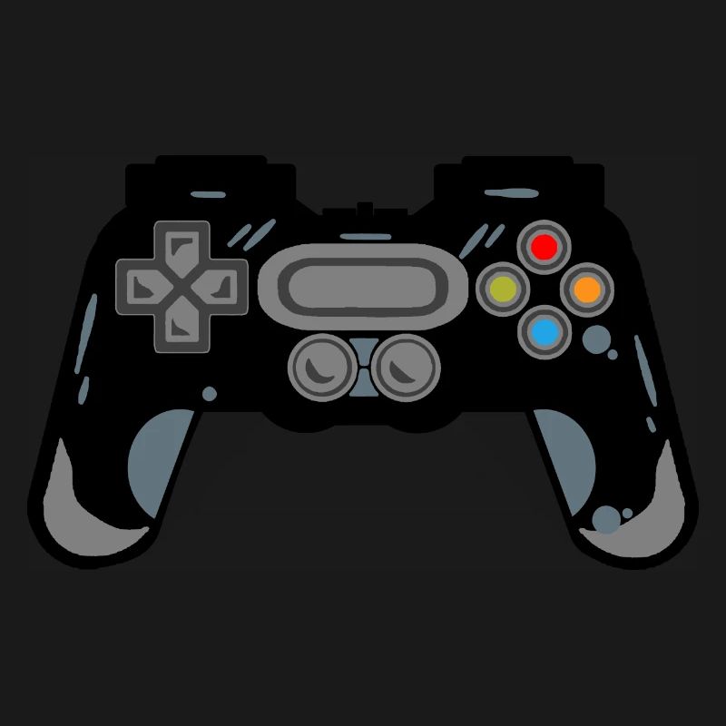 Retro Controller Silhouette
