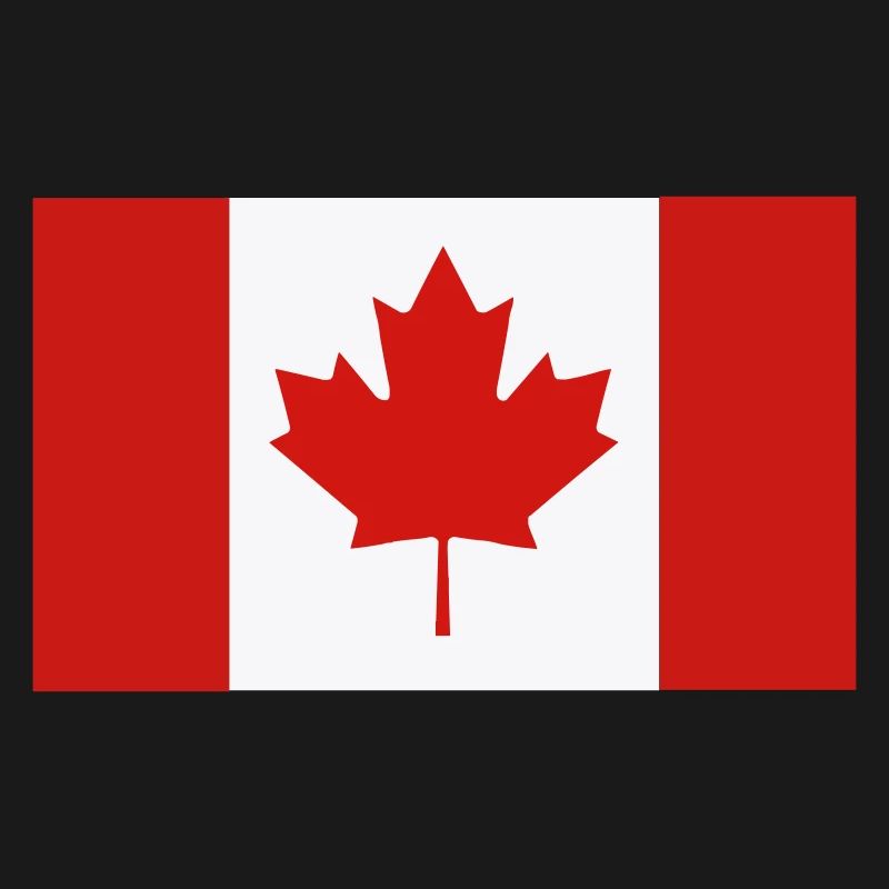 Red Maple Leaf Canada Flag