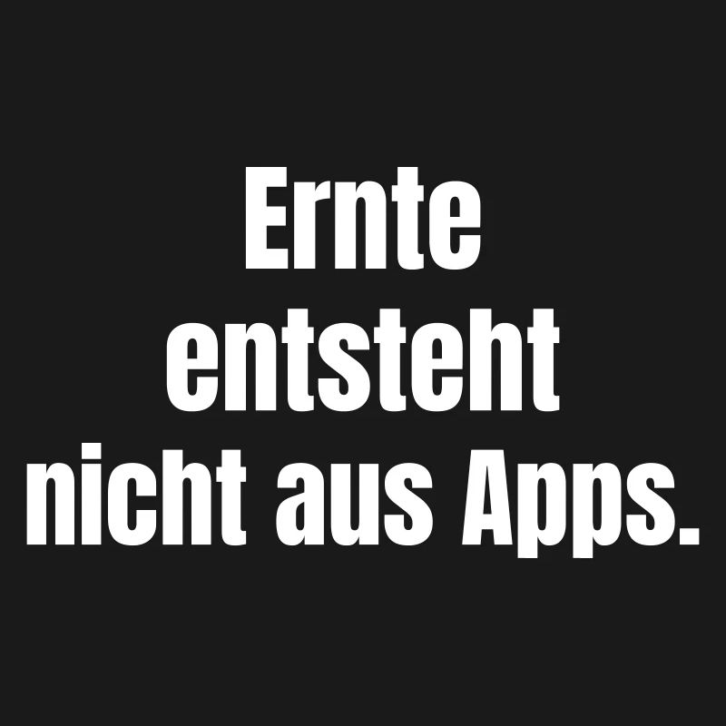 Harvest doesn't come from apps.