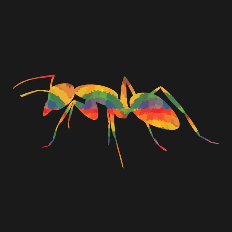 Fourmis colorées