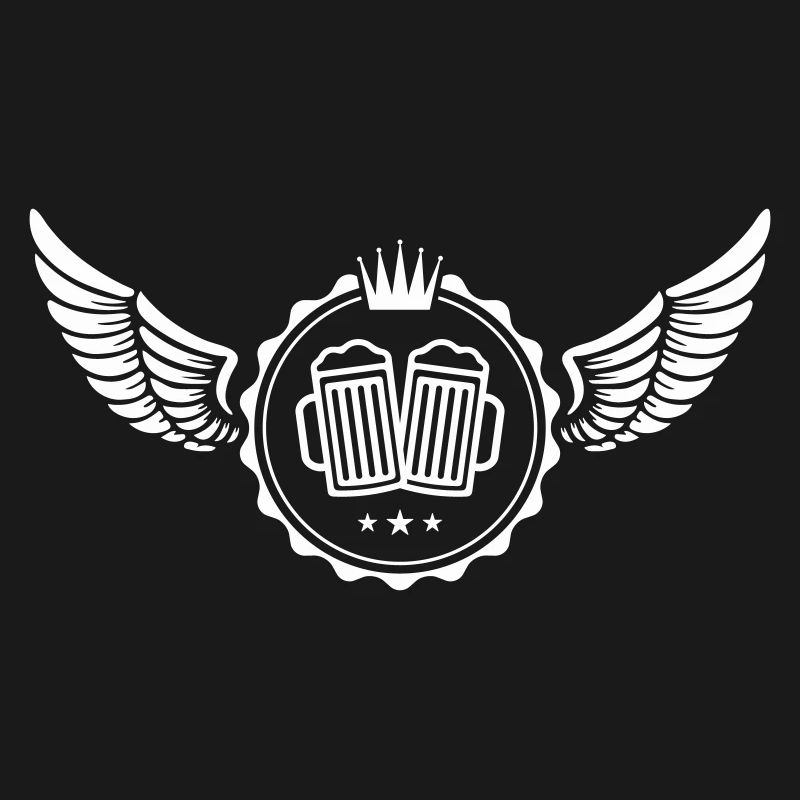 Bier Flügel Emblem