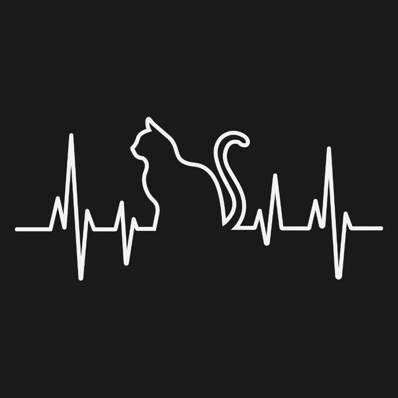 Conception de pull en forme de cœur de chat