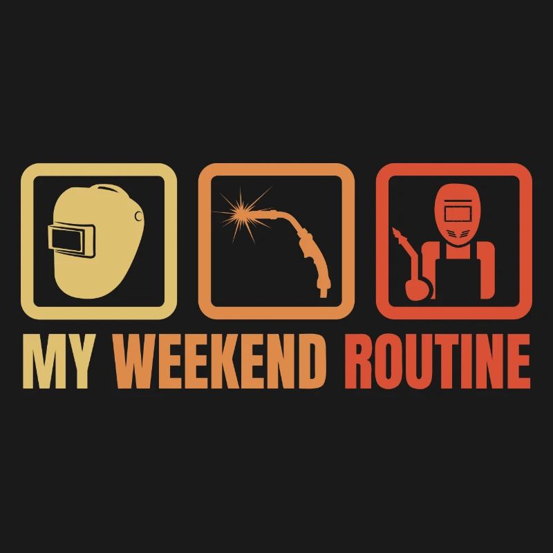 Schweißer Wochenendroutine