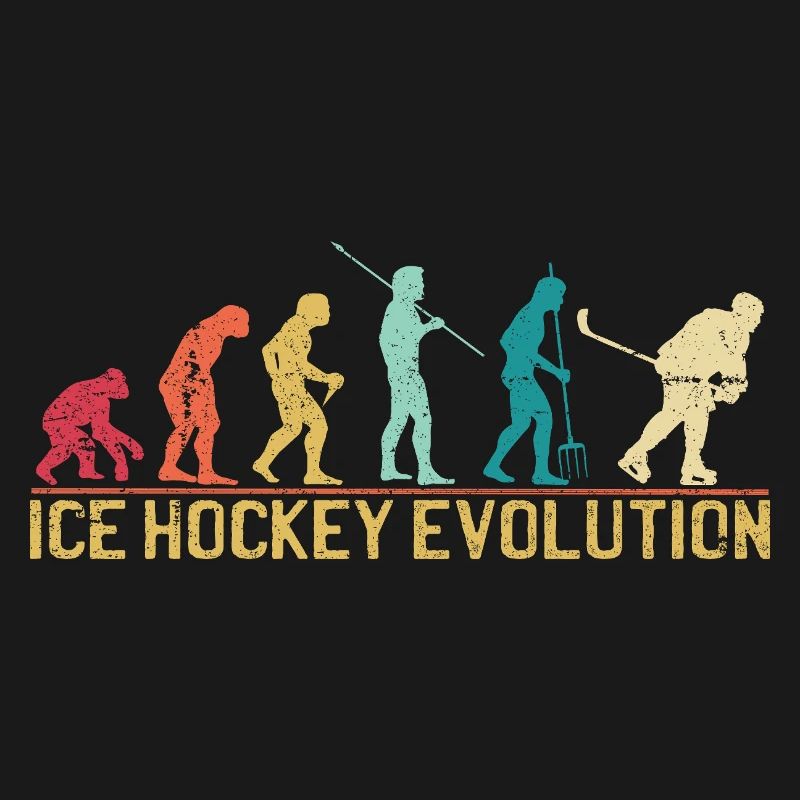 Conception de la silhouette Hockey Evolution