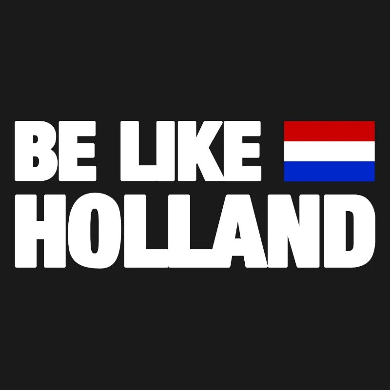 Motif de conception du drapeau de la Hollande