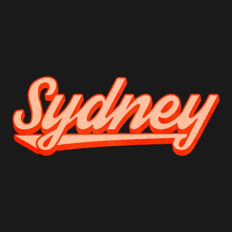 Logo du script rétro de Sydney