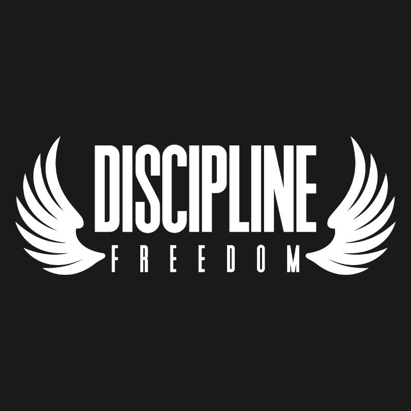 Discipline Equals Freedom Winged Mindset Tee
