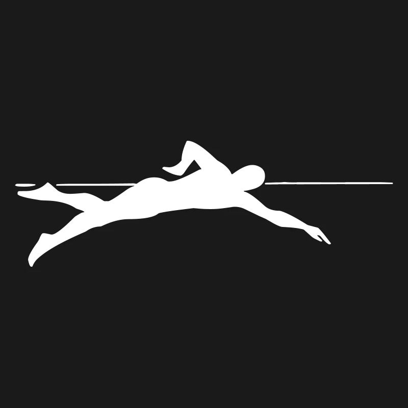 Dynamischer Sprinter Liniengrafik