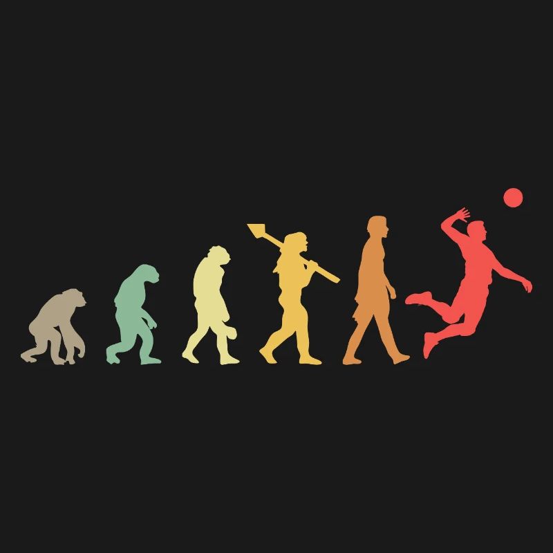 Joueurs de volley-ball Evolution
