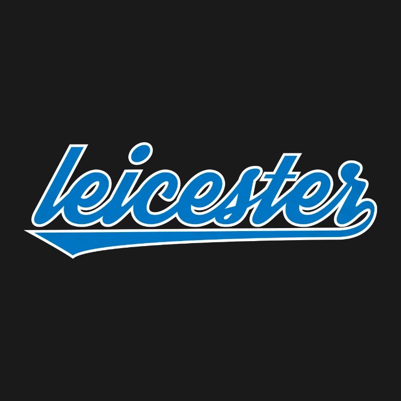 Leicester Blau Script Design