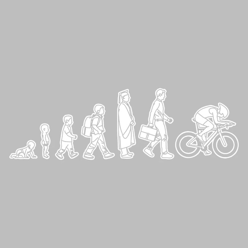Evolution of a cyclist