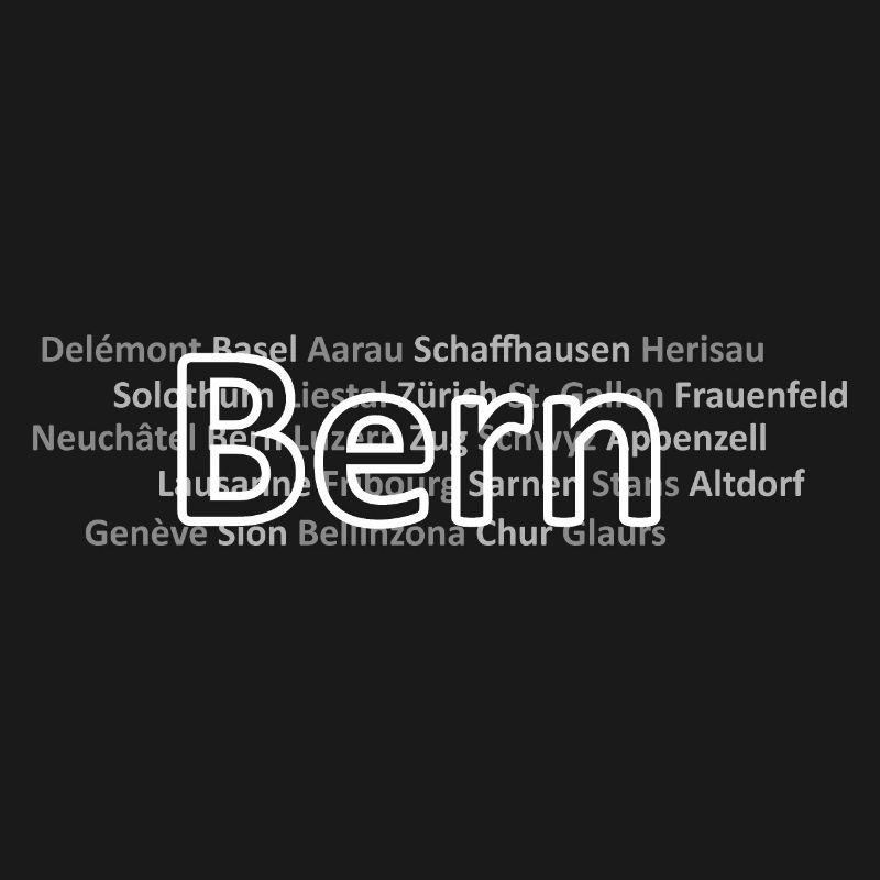 Schweizer Städte Bern