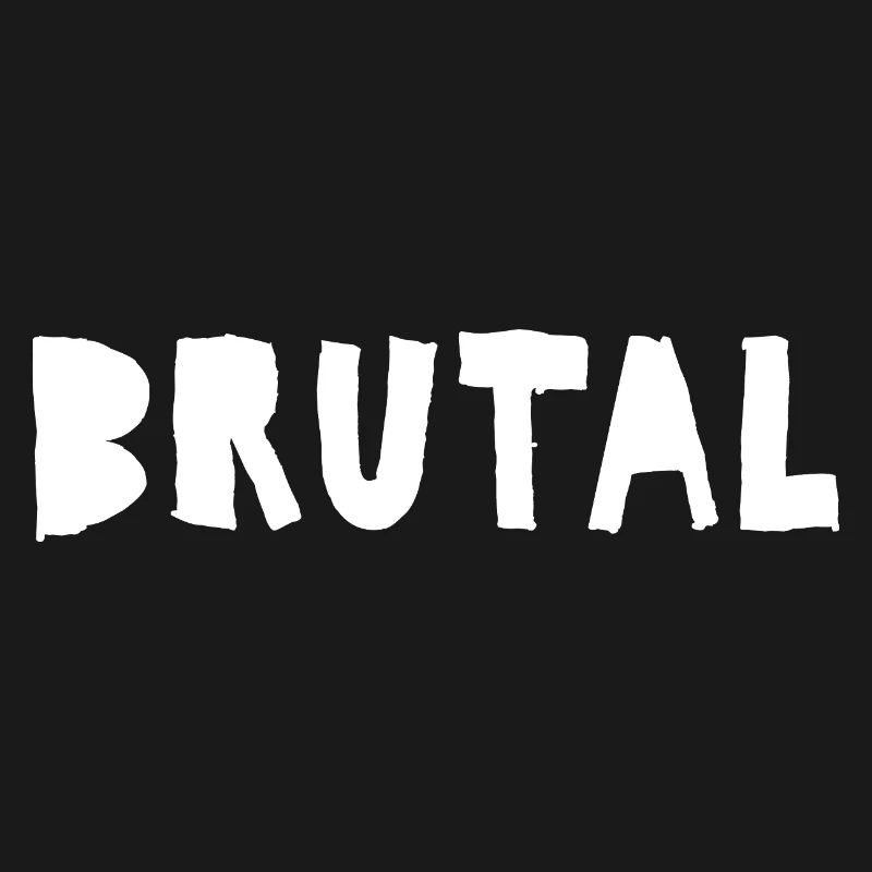 Conception brutale du logo Daged Bold