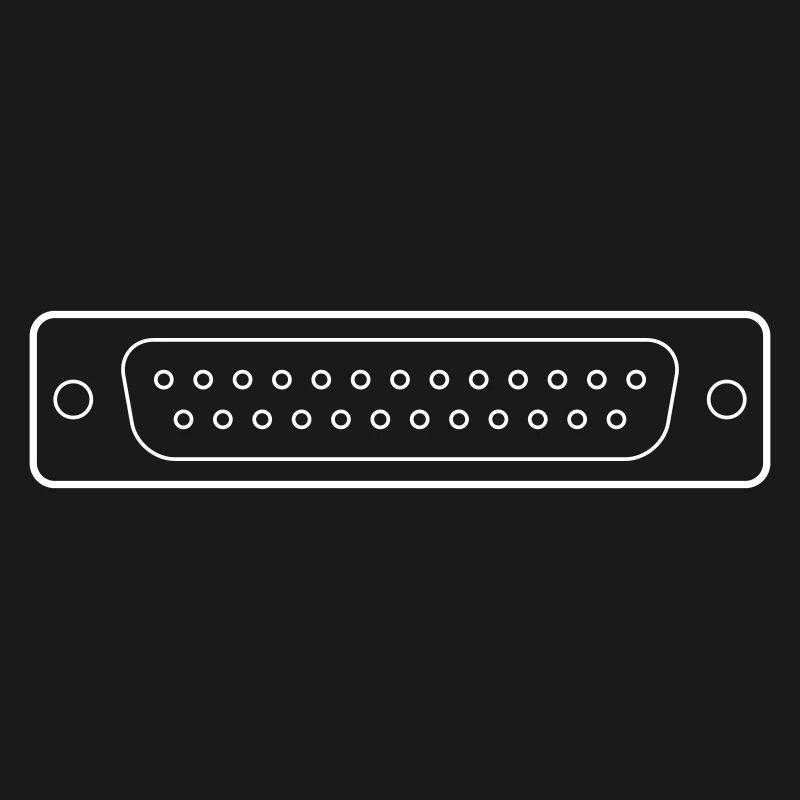 DB 25 Connector Parallel, Drucker